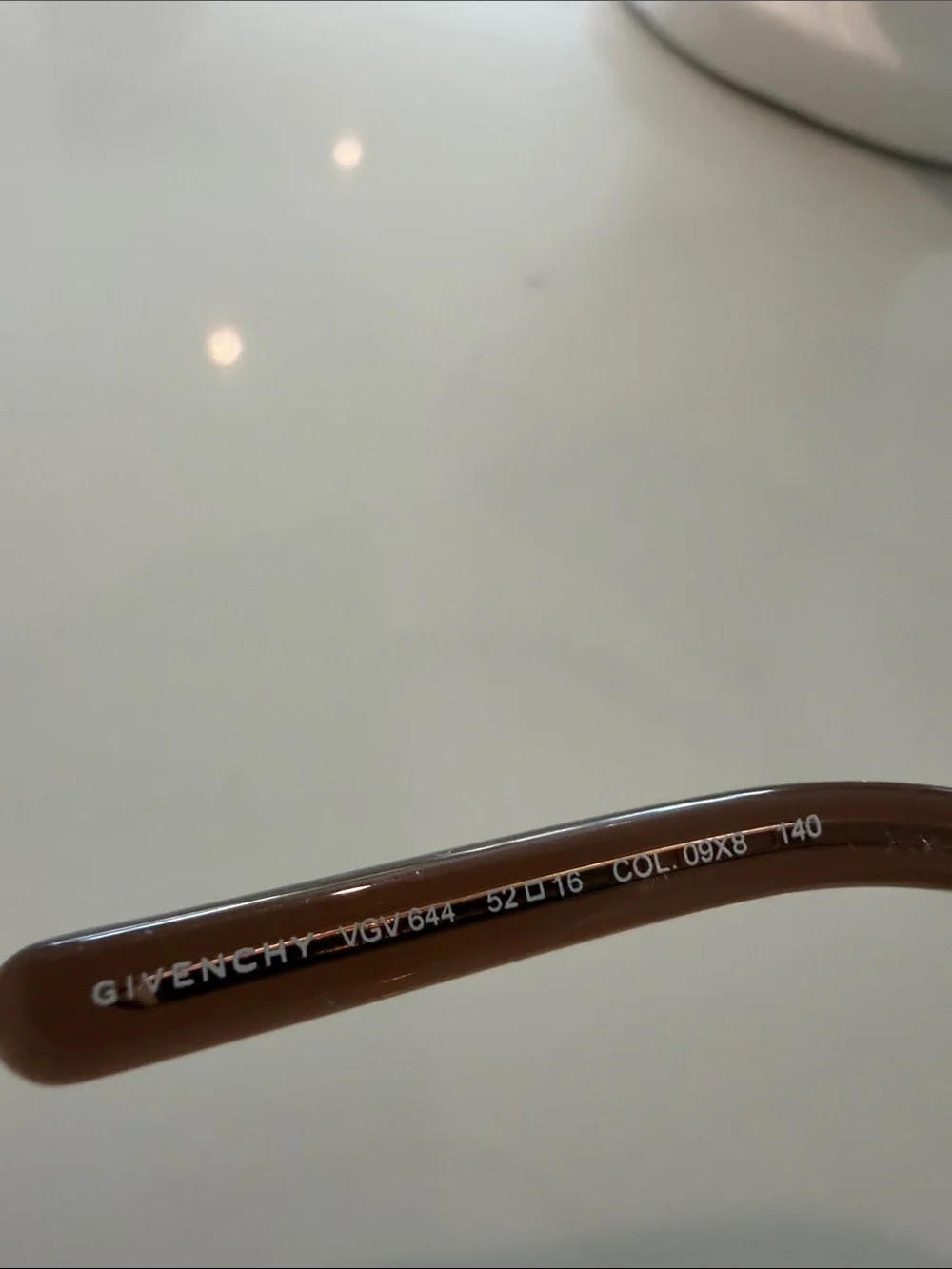 Givenchy Women’s Brown Rectangular Eyeglass Frames-Made in Italy